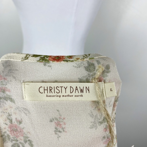 NWT Christy Dawn The Simple Dawn Dress in Pearl Vine Sz. L - Picture 11 of 16